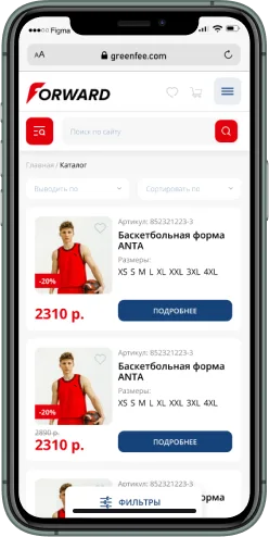 Мобильная версия проекта