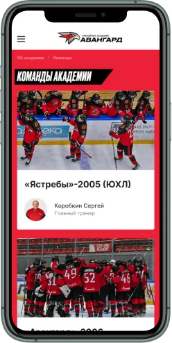 Мобильная версия проекта